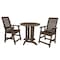 Highwood Usa Weatherly 3pc Round Counter Height Outdoor Patio Furniture Dining Set AD-CNW36-ACE - alternate 1